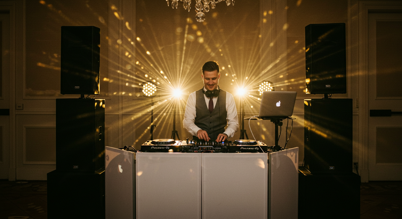 Wedding reception dance floor