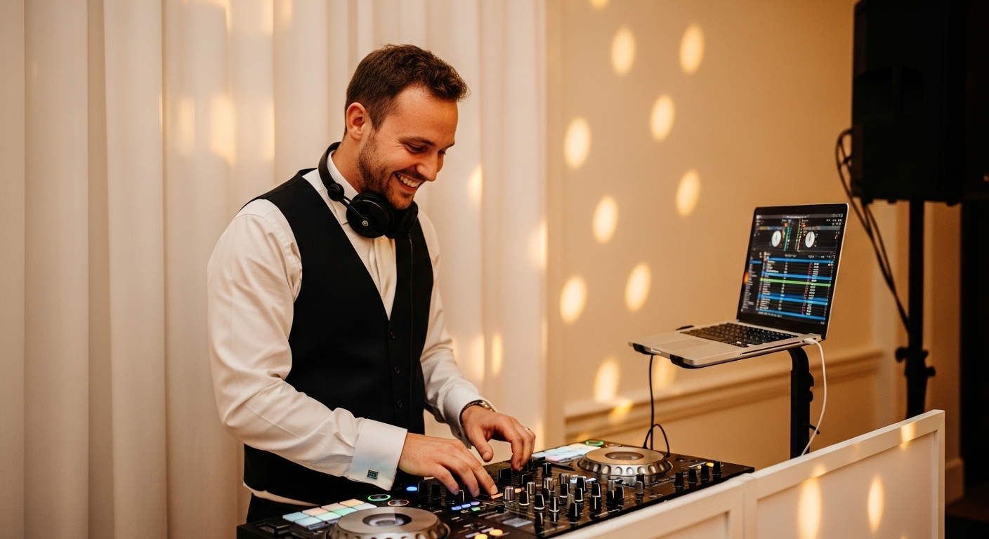 Happy couple dancing